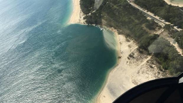 Enorme agujero acaba de tragarse una playa en Australia